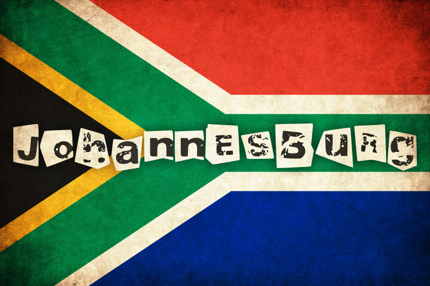 South Africa grunge flag illustration of country with text